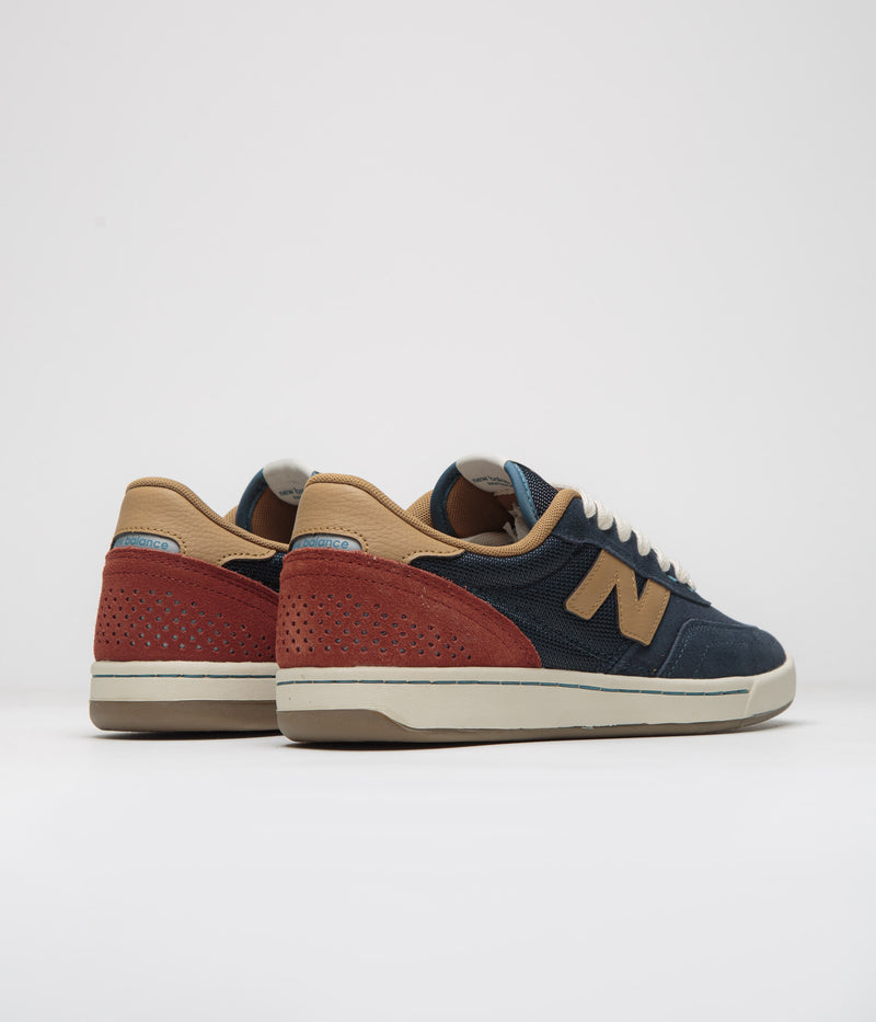 New Balance Numeric 440 V2 Shoes in Navy and Tan