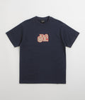 Pass Port Tilde Stamp T-Shirt in Navy