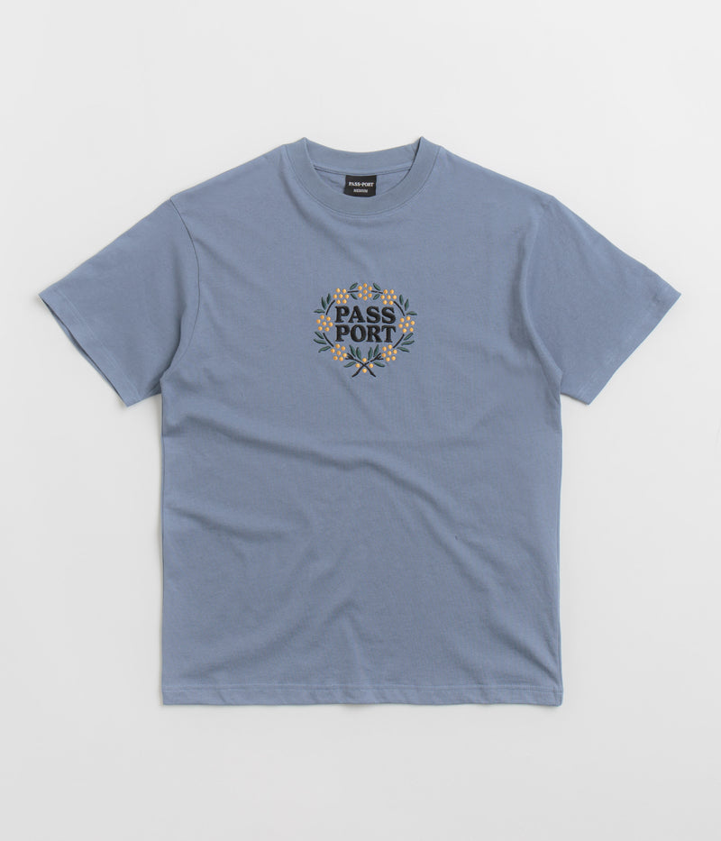 Pass Port Wattle T-Shirt in Stonewash Blue