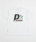 Pasteelo P Steelo T-Shirt in White and Black