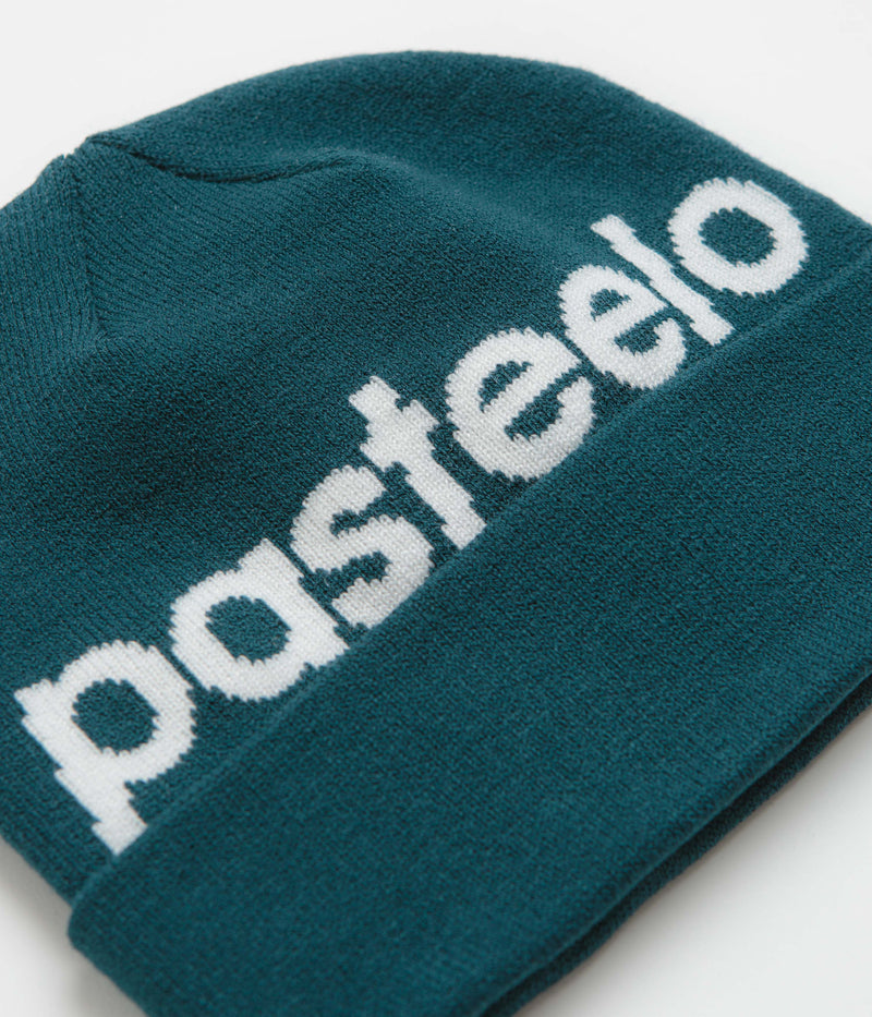 Pasteelo Script Beanie in Dark Teal