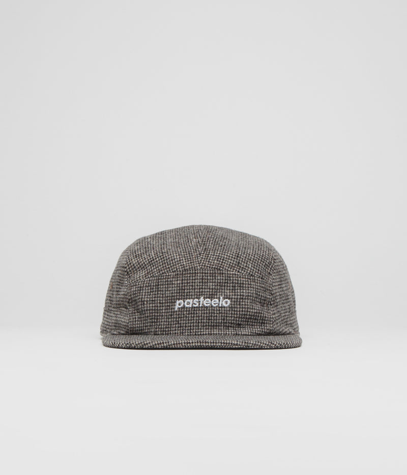 Pasteelo Wool Blend Cap in Micro Check