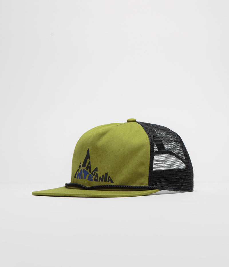 Patagonia Airfarer Cap in Berm Logo: Graze Green