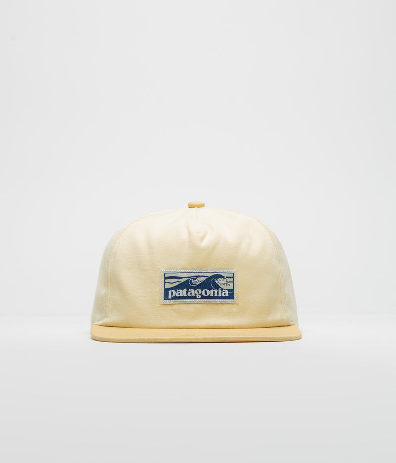 Patagonia Boardshort Label Funfarer Cap in Buttercup Yellow