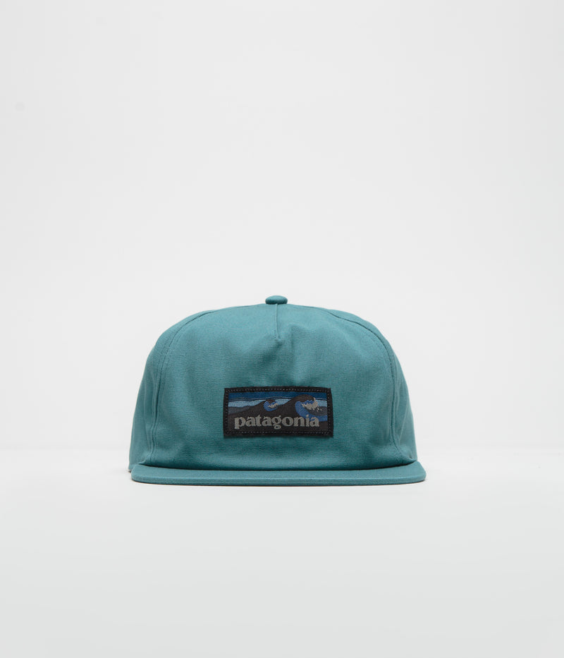 Patagonia Boardshort Label Funfarer Cap in Wetland Blue
