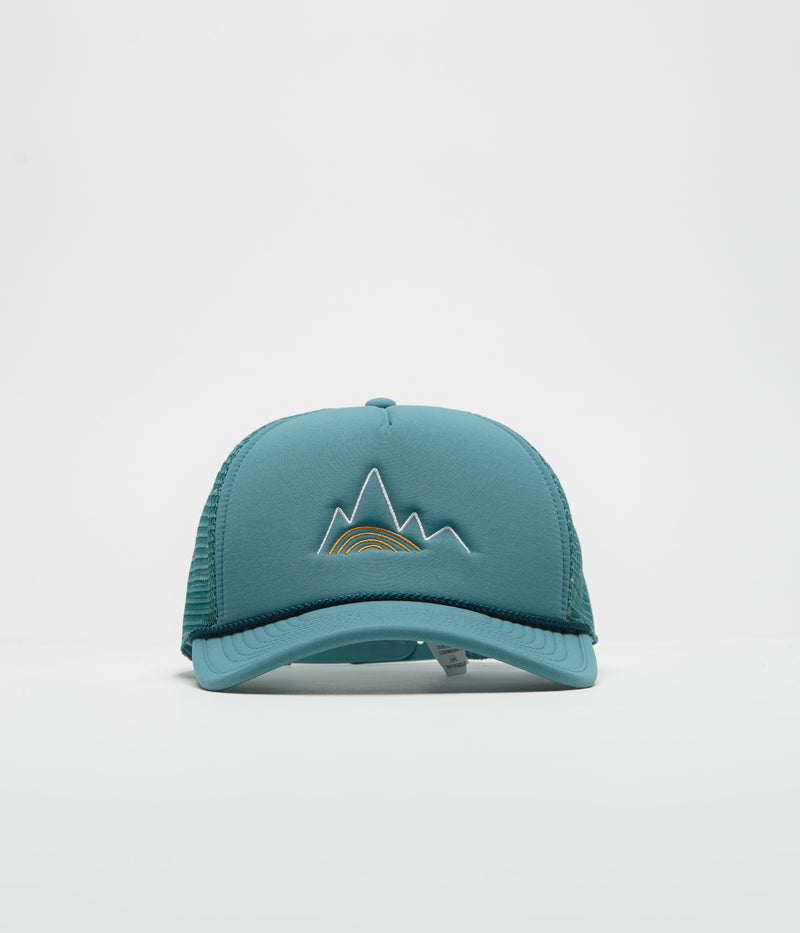 Patagonia Broadcaster Cap in Berm Logo: Wetland Blue