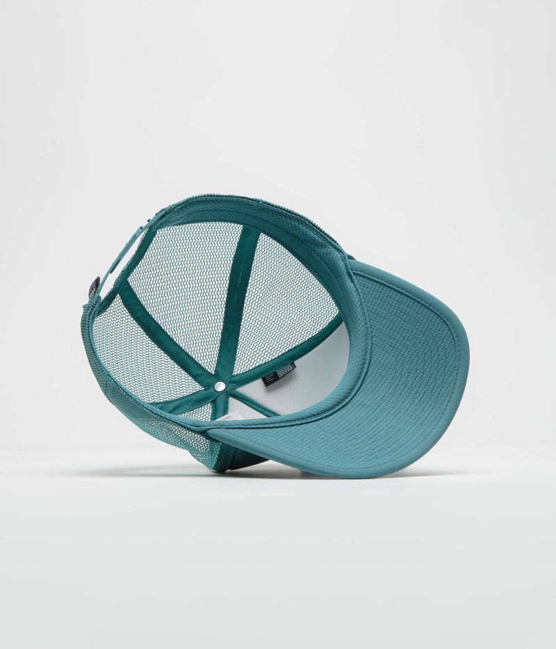 Patagonia Broadcaster Cap in Berm Logo: Wetland Blue