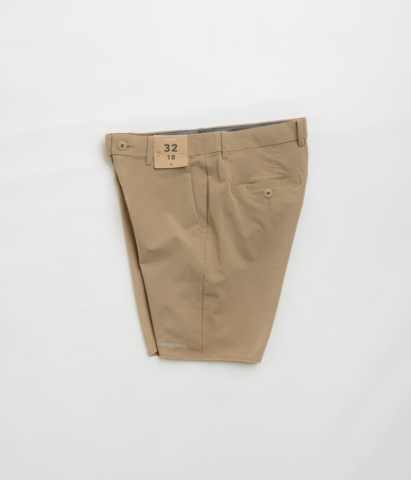 Patagonia Hydropeak Hybrid Walk 18" Shorts in Slab Khaki