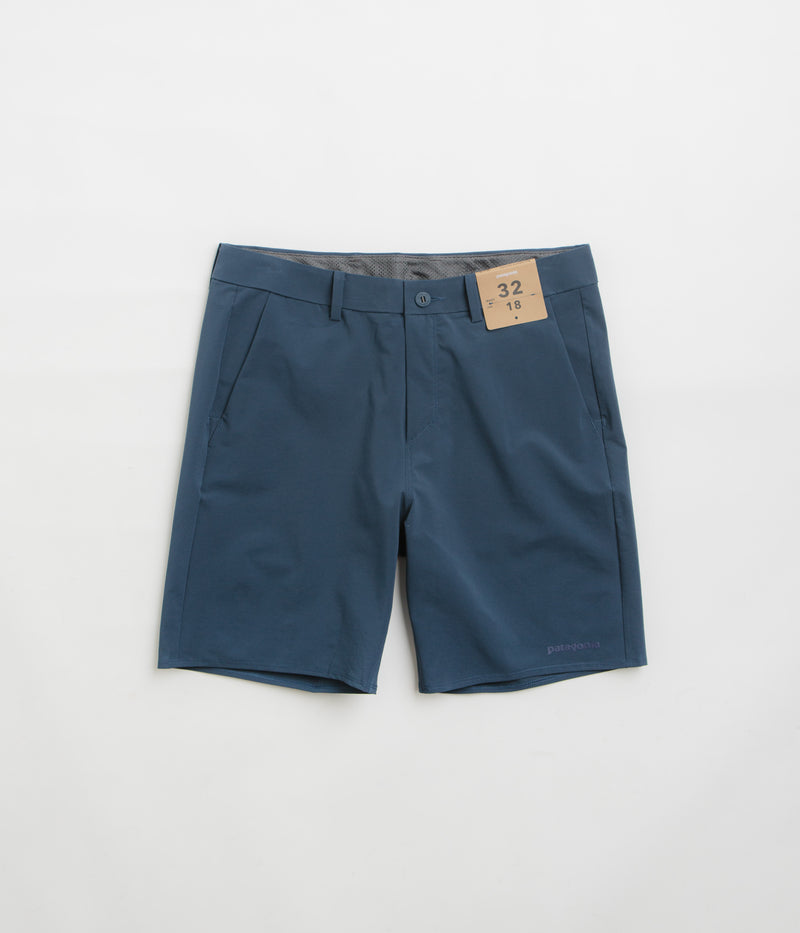 Patagonia Hydropeak Hybrid Walk 18" Shorts in Tidepool Blue