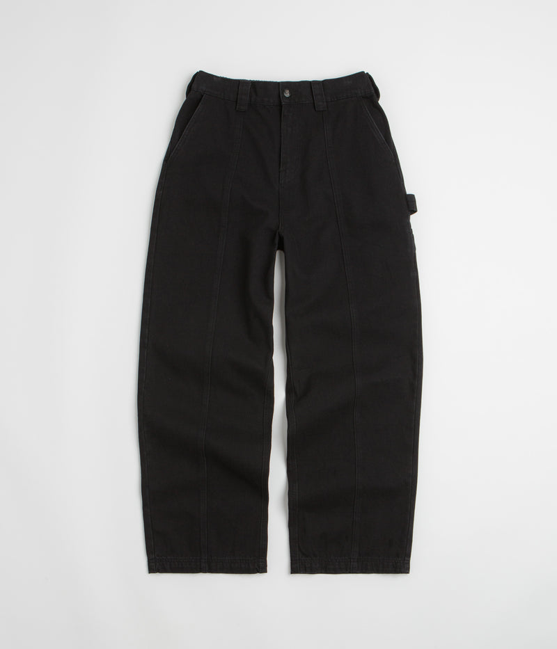 Poetic Collective Split Pants in Black Denim Wash