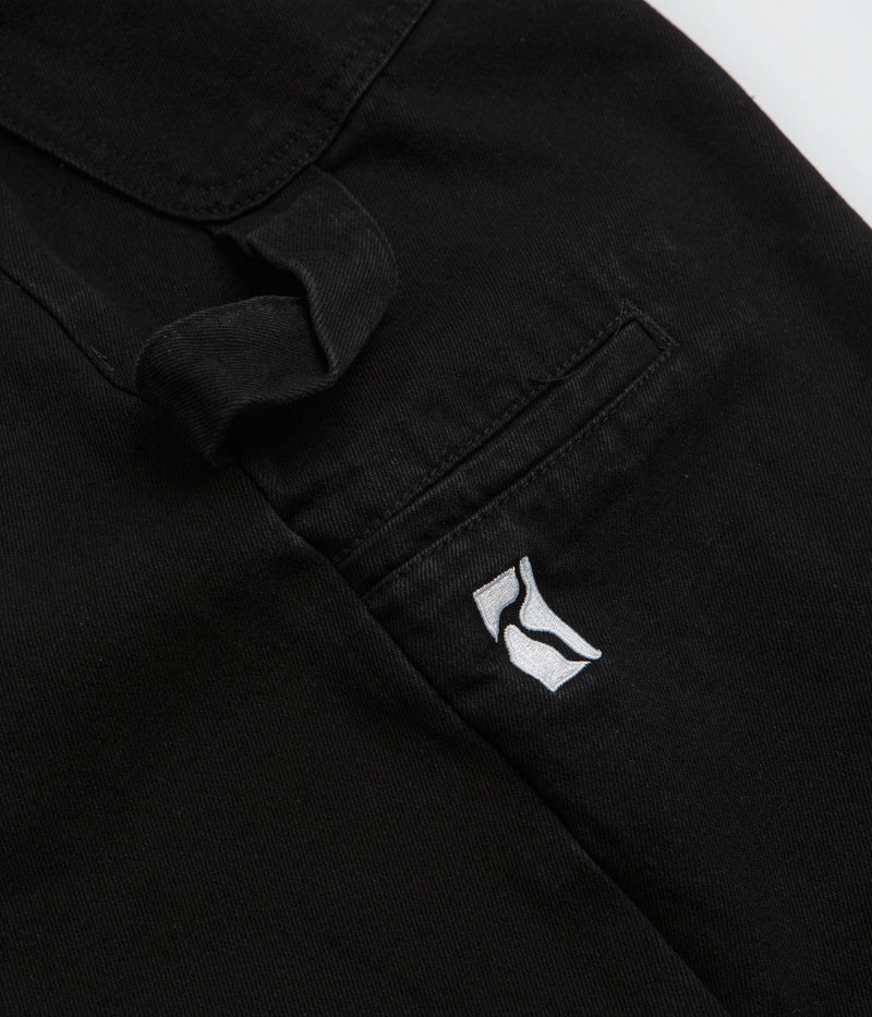 Poetic Collective Split Pants in Black Denim Wash