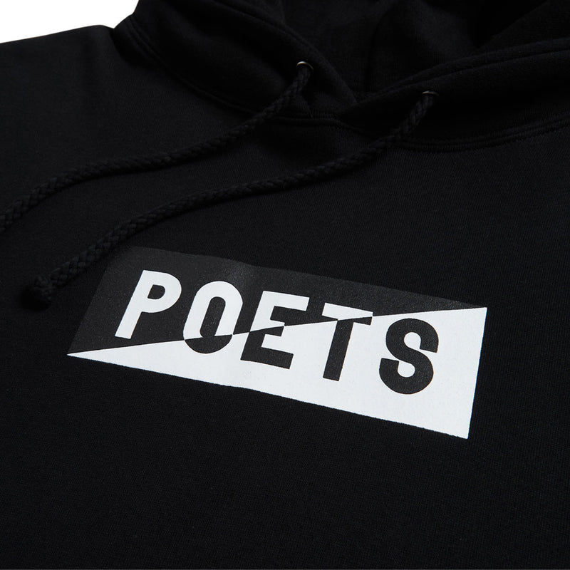 Poets Cinzano Screened Hoodie - Black