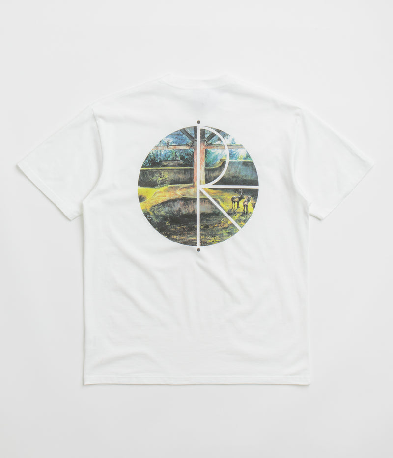 Polar Burnside 2084 Fill Logo T-Shirt in White
