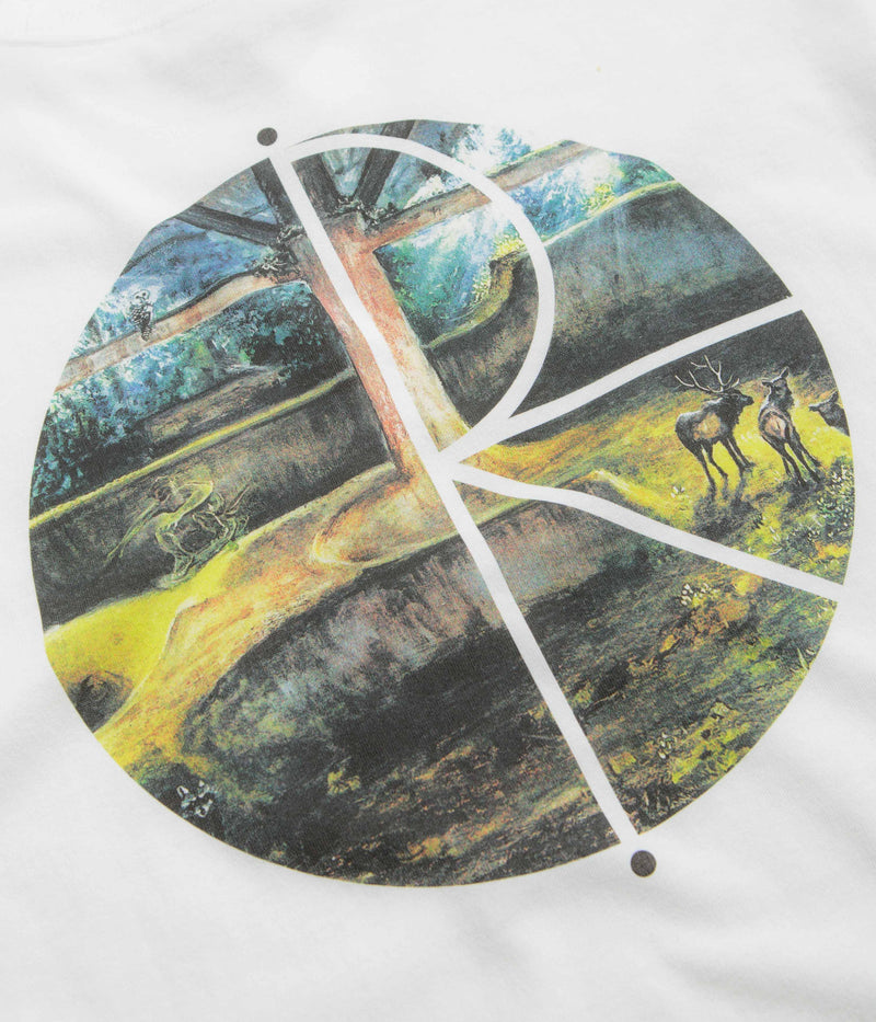 Polar Burnside 2084 Fill Logo T-Shirt in White