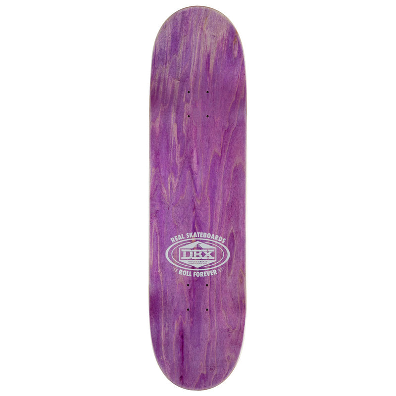 Real DBX Oval Skateboard Deck - Red Foil - 8.38"