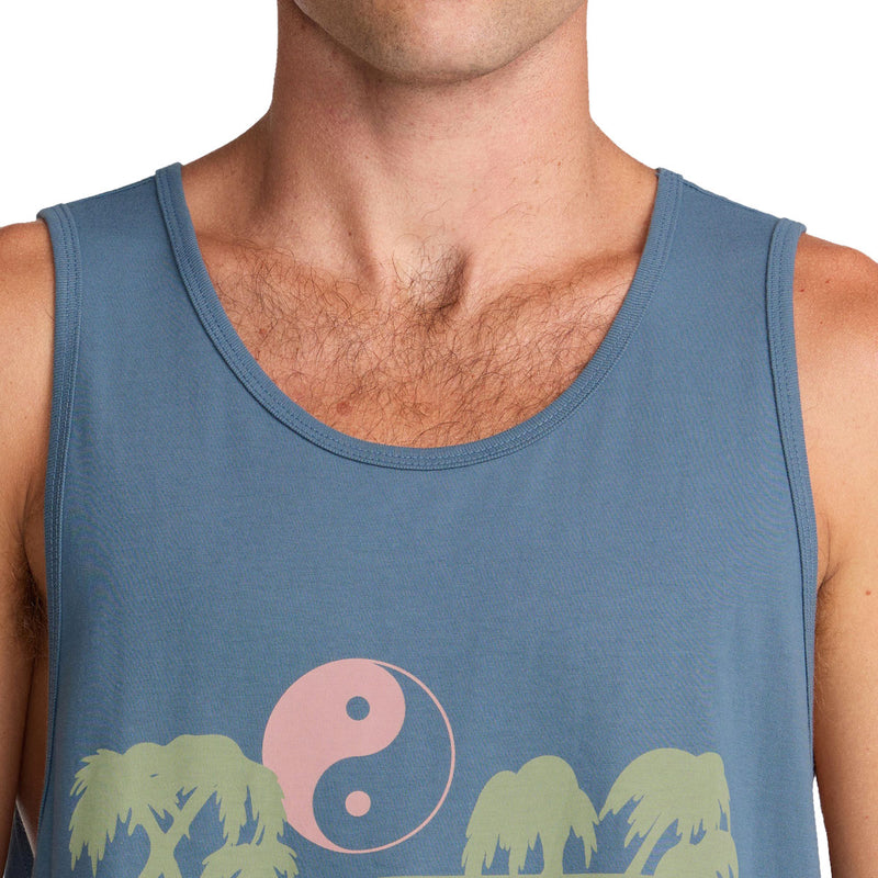 RVCA Balance Horizon Tank Top - Vintage Navy