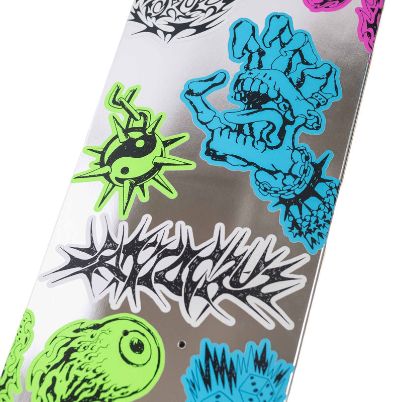 Santa Cruz Scribble Flash FeelBase Skateboard Deck - 8.00"