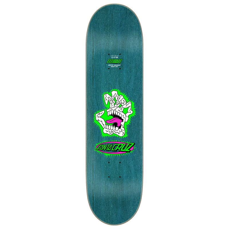 Santa Cruz Scribble Head FeelBase Skateboard Deck - 7.75"