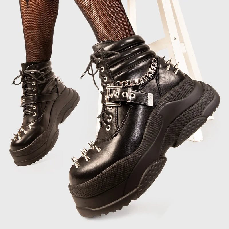 Screamin' Loud Chunky Platform Sneakers lamodawebsite