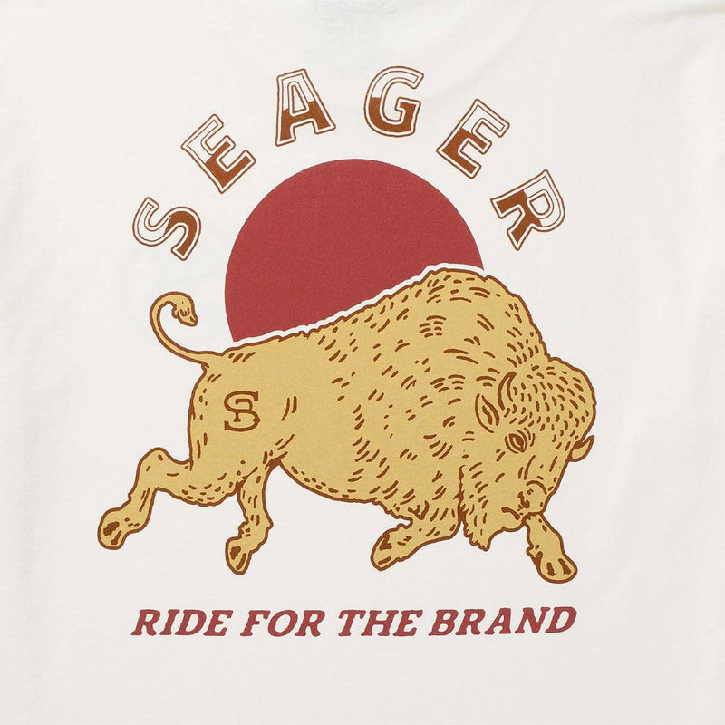 Seager Ride For The Brand T-Shirt - Vintage White