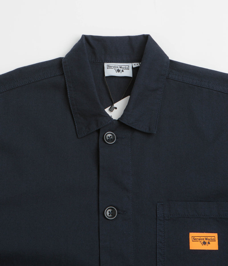 Service Works Twill Chore Shirt in Dark Navy