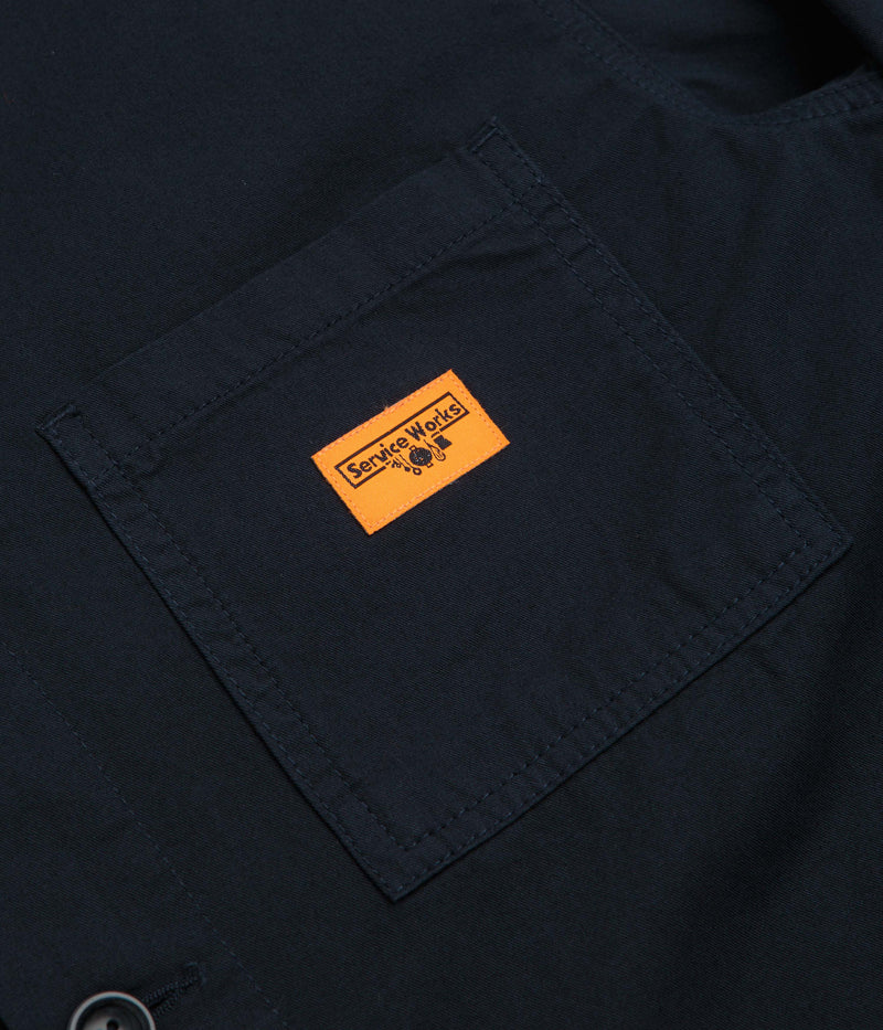 Service Works Twill Chore Shirt in Dark Navy