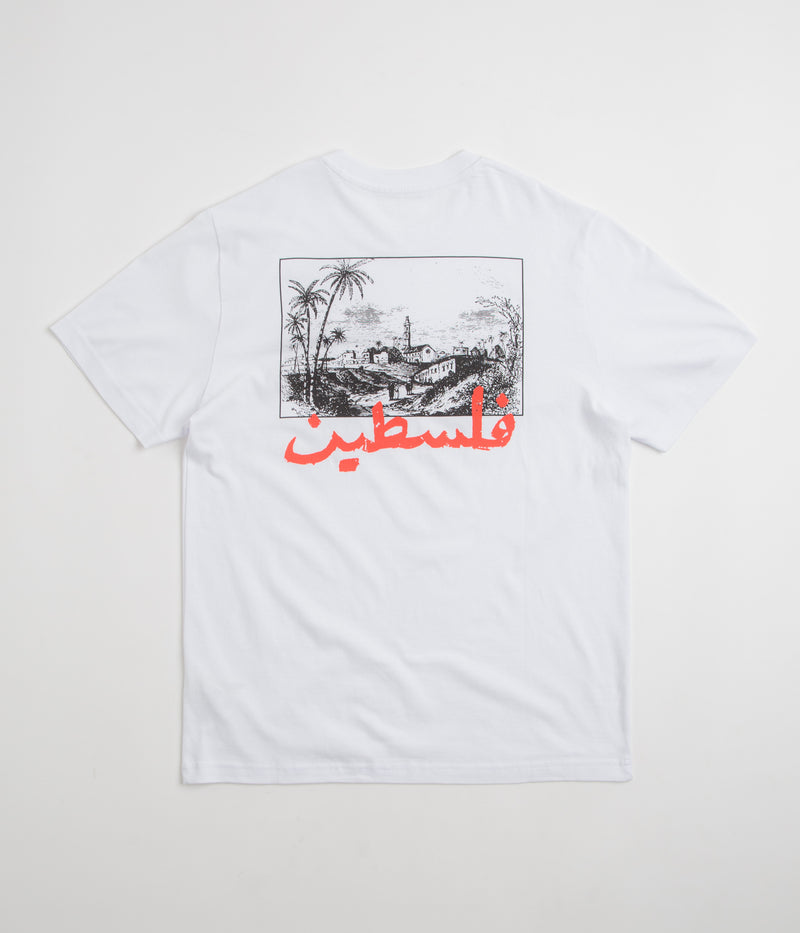 SkatePal Palms T-Shirt in White