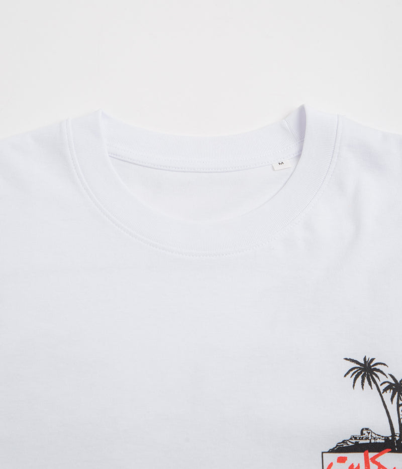 SkatePal Palms T-Shirt in White