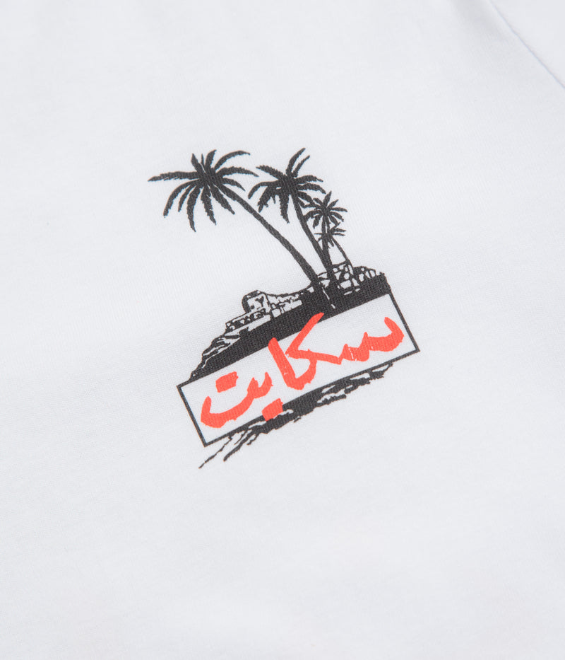 SkatePal Palms T-Shirt in White