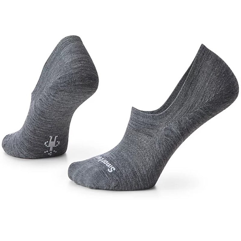 Smartwool Everyday No Show Zero Cushion Socks – Medium Gray