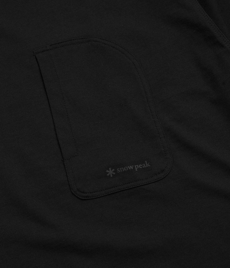 Snow Peak OG Mercerized T-Shirt in Black