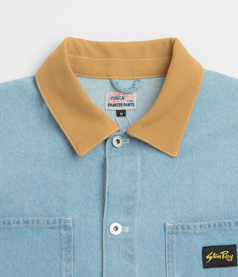 Stan Ray Coverall Jacket in Ice Stone Denim
