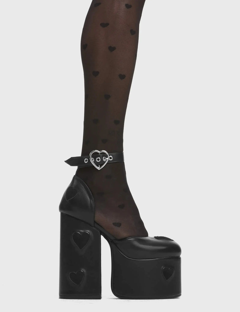 Translate Love Platform Heels LAMODA
