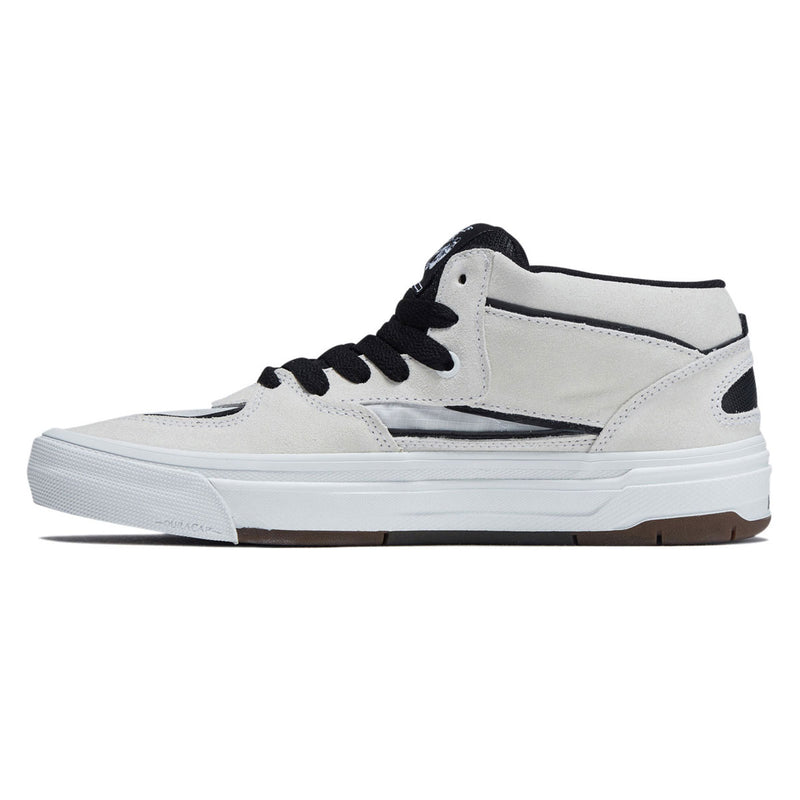 Vans Skate Half Cab Wafflecup Shoes - White/Black