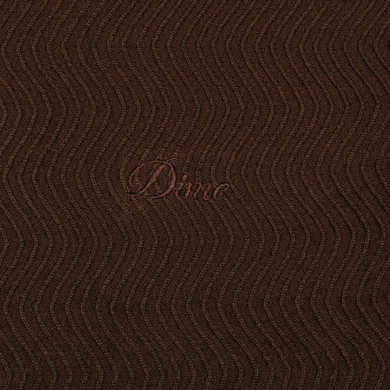 Dime | Wave Cable Knit
Color : Chocolate