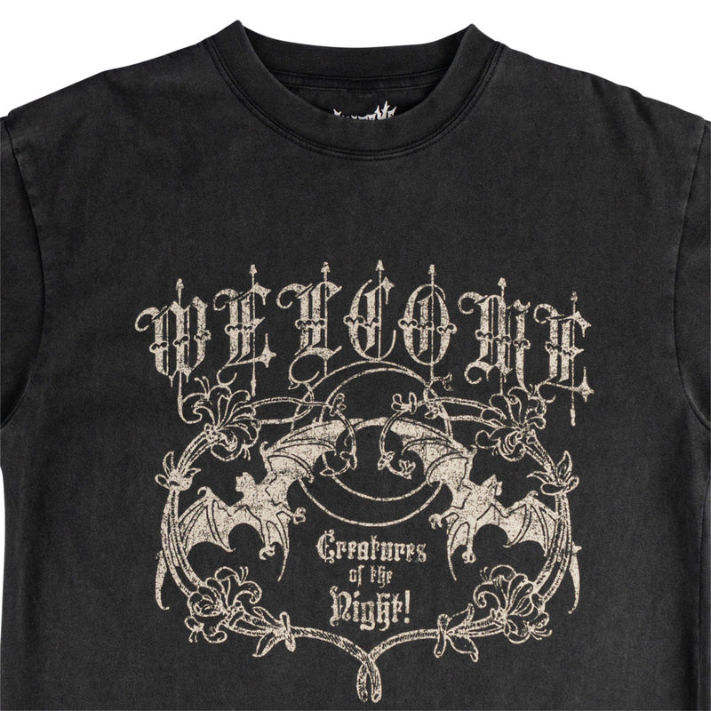 Welcome Night Creature T-Shirt - Vintage Black