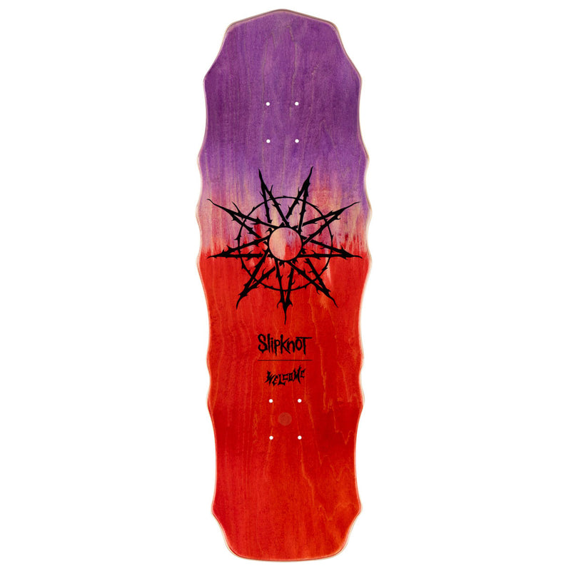 Welcome x Slipknot Tribal S On Widow Skateboard Complete - Purple/Red Stain - 10.00"