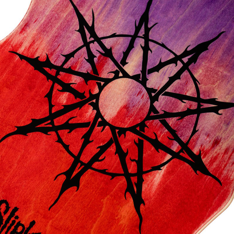 Welcome x Slipknot Tribal S On Widow Skateboard Complete - Purple/Red Stain - 10.00"