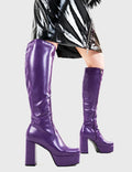 Whatta Showdown Platform Knee High Boots LAMODA