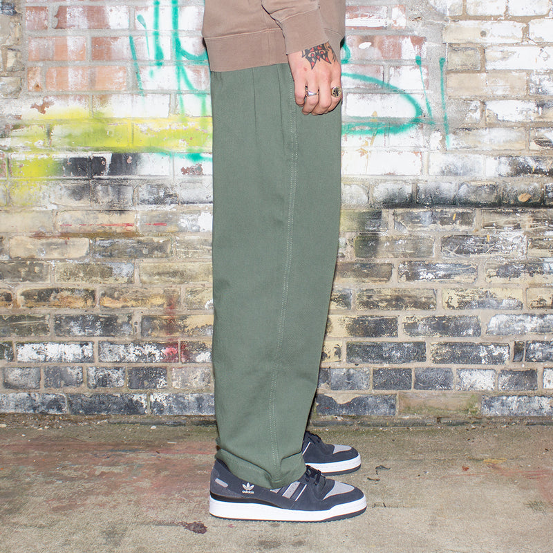 Butter Goods | Wide Leg Pants Color : Dark Sage