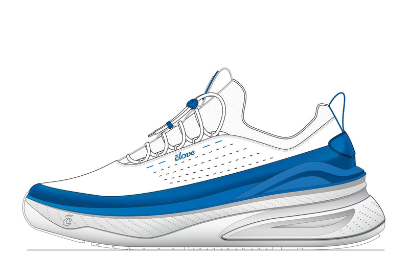 Women's Forte 2 - White / Blue [B2B ONLY]