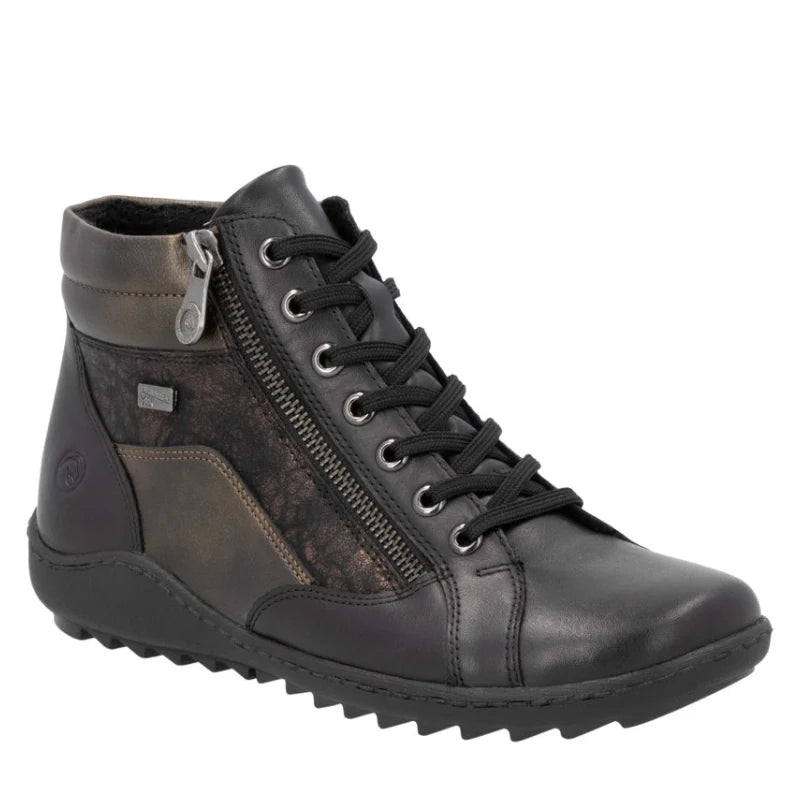 Women's Remonte Liv 58 - Schwarz/Schwarz Antique