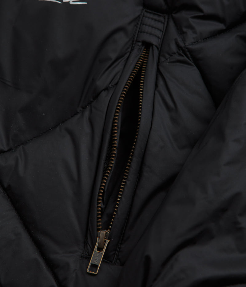 Yardsale Diamond Down Puffer Jacket in Black