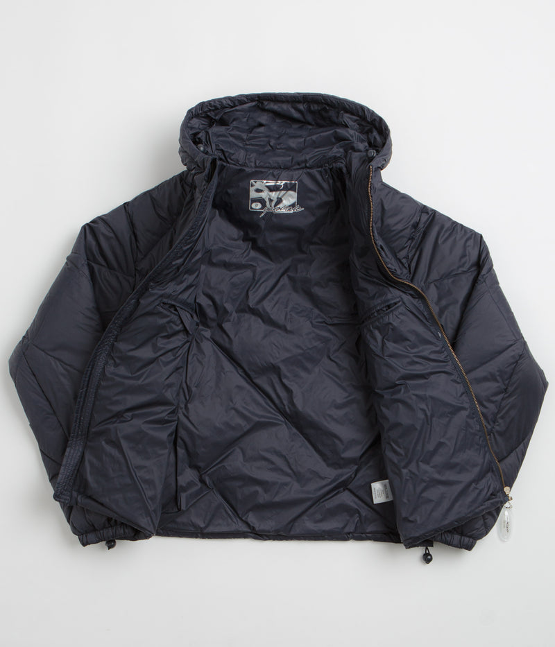 Yardsale Diamond Down Puffer Jacket in Navy