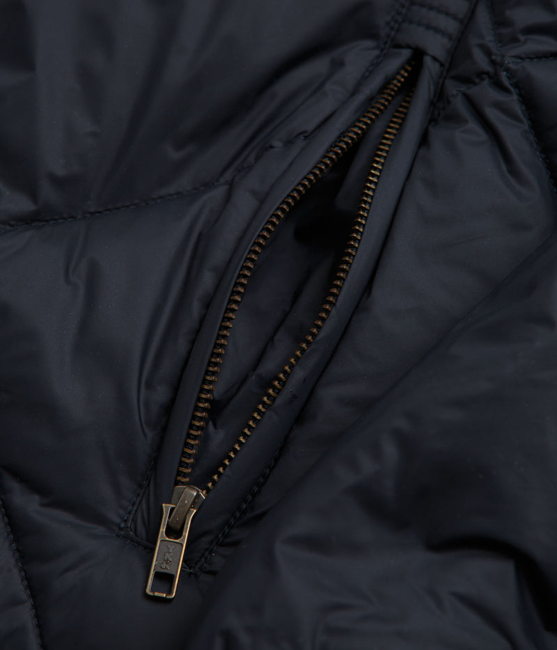 Yardsale Diamond Down Puffer Jacket in Navy