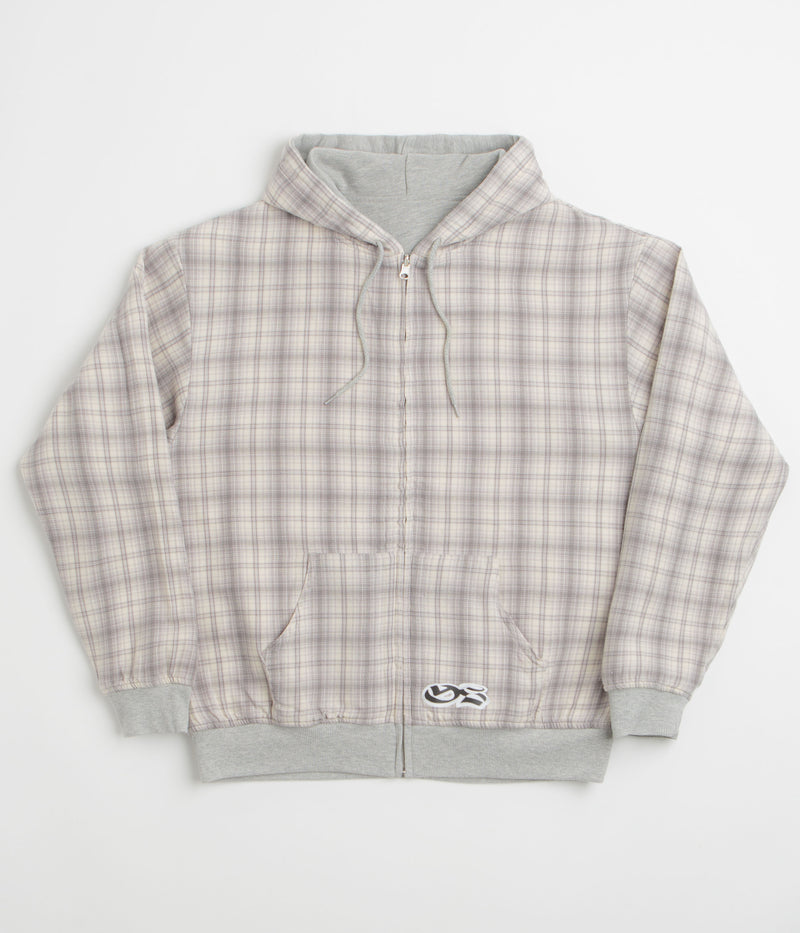 Yardsale Reversible Hoodie in Grey and Stone