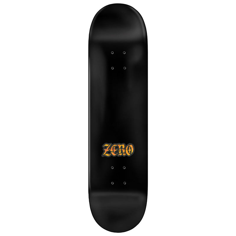Zero Stained Glass Single Skull Skateboard Complete - Yellow - 8.25"